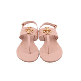 TORY BURCH EVERLY T-STRAP SANDALS NUDE 8 US