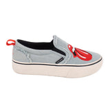 SKETCHERS DENIM SNEAKERS BLUE/RED 6 US