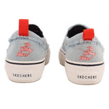 SKETCHERS DENIM SNEAKERS BLUE/RED 6 US