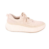 DOLCE VITA WOVEN SNEAKERS CREAM 8 US