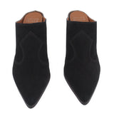 DONALD PLINER MULE HEELS BLACK 8 US