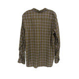 FRANK/EILEEN PLAID TOPS OLIVE L