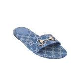 GUCCI SLIDE SANDALS DENIM 37 EU | 7 US