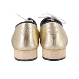 CHANEL OXFORD LOAFERS BLACK/GOLD 41.5 EU | 10 US