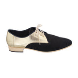 CHANEL OXFORD LOAFERS BLACK/GOLD 41.5 EU | 10 US