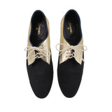 CHANEL OXFORD LOAFERS BLACK/GOLD 41.5 EU | 10 US