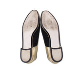 CHANEL OXFORD LOAFERS BLACK/GOLD 41.5 EU | 10 US