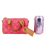LOUIS VUITTON NANO SPEEDY CROSSBODYS ROSE RUBAN