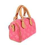 LOUIS VUITTON NANO SPEEDY CROSSBODYS ROSE RUBAN