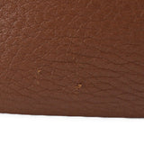 PRADA LEATHER SHOULDER BAGS BROWN
