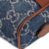 GUCCI OPHIDIA DENIM CROSSBODYS BLUE