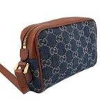 GUCCI OPHIDIA DENIM CROSSBODYS BLUE