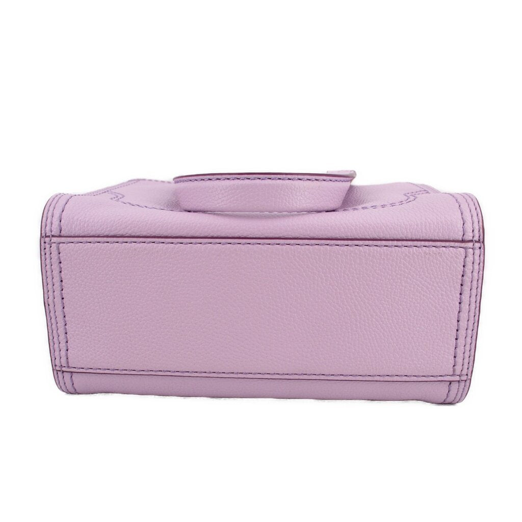 Mini crossbody bag orchid purple with structured body and top handle