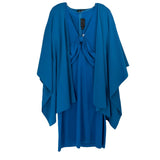 ST JOHN DRESS/CARDIGAN 2 PC BLUE L | 12