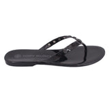 TORY BURCH THONG SANDALS BLACK 7 US