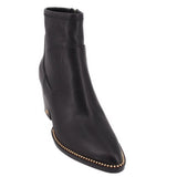 COACH PELL LEATHER ANKLE BOOTIES BLACK 7 US