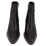 COACH PELL LEATHER ANKLE BOOTIES BLACK 7 US