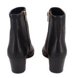 COACH PELL LEATHER ANKLE BOOTIES BLACK 7 US