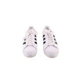 ADIDAS WOMEN'S SUPERSTAR LEATHER SNEAKERS WHITE 9.5 US