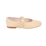 DOLCE VITA RAFFIA FLATS CREAM 8 US