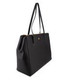 TORY BURCH DOUBLE ZIP TOTES BLACK