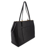 TORY BURCH DOUBLE ZIP TOTES BLACK