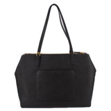 TORY BURCH DOUBLE ZIP TOTES BLACK