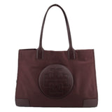 TORY BURCH ELLA NYLON TOTES BROWN