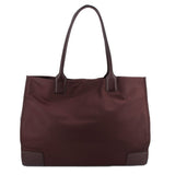 TORY BURCH ELLA NYLON TOTES BROWN