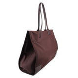 TORY BURCH ELLA NYLON TOTES BROWN