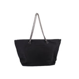 TORY BURCH ELLA CHAIN TOTES BLACK
