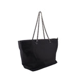 TORY BURCH ELLA CHAIN TOTES BLACK