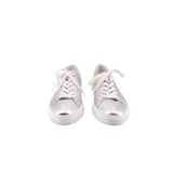 M GEMI METALLIC SNEAKERS SILVER 11 US