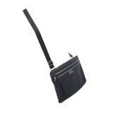 GUCCI VINTAGE CANVAS CROSSBODYS BLACK