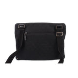 GUCCI VINTAGE CANVAS CROSSBODYS BLACK
