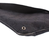 GUCCI VINTAGE CANVAS CROSSBODYS BLACK