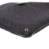 GUCCI VINTAGE CANVAS CROSSBODYS BLACK