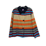 AKRIS REVERSIBLE JACKETS NAVY/MULTI M | 10