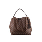 LOUIS VUITTON GRACEFUL MM SHOULDER BAGS DAMIER EBENE