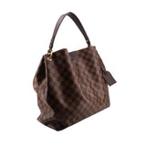 LOUIS VUITTON GRACEFUL MM SHOULDER BAGS DAMIER EBENE