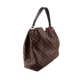 LOUIS VUITTON GRACEFUL MM SHOULDER BAGS DAMIER EBENE