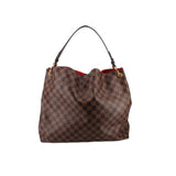 LOUIS VUITTON GRACEFUL MM SHOULDER BAGS DAMIER EBENE