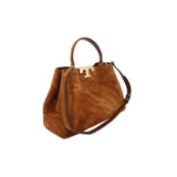 TORY BURCH ELEANOR SATCHELS CARAMEL