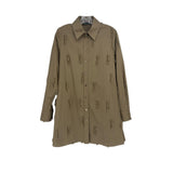 MILANO BUTTON UP TOPS KHAKI S