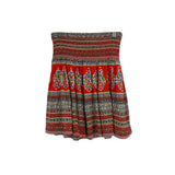 TORY BURCH PRINT SKIRTS ORANGE XS