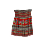 TORY BURCH PRINT SKIRTS ORANGE XS