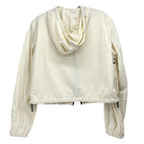 BURBERRY HOODED JACKETS CREAM S