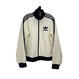 ADIDAS STRIPED JACKETS WHT/NAVY M