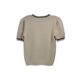 FRAME CASHMERE TOPS CREAM S