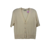 VERONICA B CASHMERE TOPS CREAM S